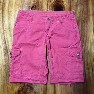 Kuhl Splash 11" Shorts Women's Shorts 8 Pink Hiking Cargo Bermuda Outdoor S10